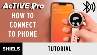 Active Pro Call Crystal Smart Watch Connection Tutorial  HowTo Connect to Phone [upl. by Lisab964]