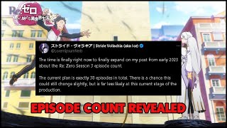 Re Zero Leaker Confirms Season 3 episode count [upl. by Elihu4]