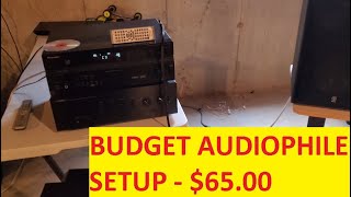 Budget Audiophile Sound system setup  Less than 100 audio setup  Pioneer VSX516  Yamaha NS6490 [upl. by Clim]