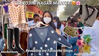 Sarojini Nagar market winter shopping guide 2024 🛍️  Try on haul🧣 [upl. by Leafar352]