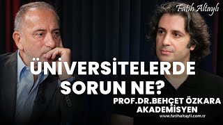 quotEn yüksek puanları aldım bütün mülakatlarda elendimquot  Prof Dr Behçet Özkara amp Fatih Altaylı [upl. by Jamin]