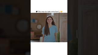 🤌🏻☺️The way he take cares her🖤haniaamir fahadmustafa shorts youtubeshorts [upl. by Deutsch699]