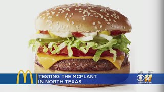 Meatless McPlant Burger Coming To North Texas [upl. by Yarehs351]