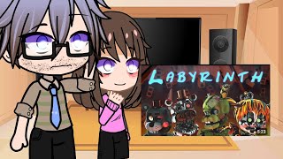 Fnaf movie react to Labyrinth pedido [upl. by Esbenshade]