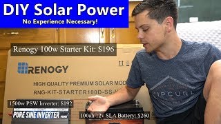 Build Your First Solar Power System Beginner Tutorial Easily Explained Budget Friendly [upl. by Gratiana]