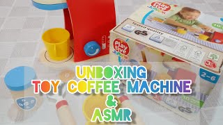 2 minutes oddly satisfying video  Playtive junior toy coffee machine set  ASMR [upl. by Yarak]