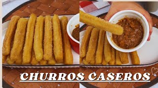 Hoy aprenderás a hacer churros caseros en casa y como ves no necesitas máquina de churros😯🤩 [upl. by Arotak676]