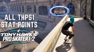 TONY HAWKS PRO SKATER 1  2 All THPS1 Stat Points [upl. by Selrahcnhoj]