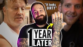 Living with a HAND Tattoo ONE YEAR LATER  Pros amp Cons  REACTIONS [upl. by Ormond114]