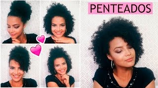 PENTEADOS PARA CABELO CACHEADO CURTO [upl. by Burnaby]