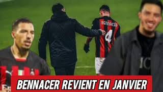 ismaël bennacer revient en janvier source calcciomercato bonne nouvelle [upl. by Deedahs]