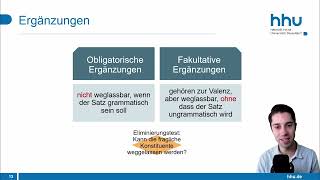 Valenz und Dependenz  Grammatik [upl. by Itraa]