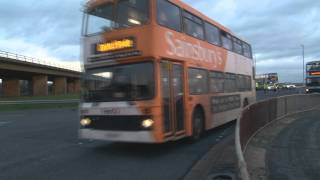 Saints fans arrival in Portsmouth [upl. by Aicileb]