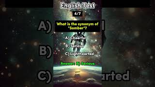 English Synonym Quiz Short english synonyms puzzle quiz trivia quiztime vocabulary shorts [upl. by Enilec]