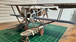 Model Plane with cutaway sections Wingnut Wings HansaBrandenburg [upl. by Ibba]