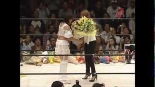 Etsuko Mita Retirement Ceremony 12 師匠 北斗晶 駆けつける [upl. by Niamor]