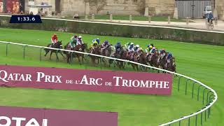 Revivez la course du Qatar Prix de lArc de Triomphe 2017 [upl. by Dutch]