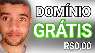 Como Criar um Domínio Grátis Passo a Passo  Domínio Gratuito 0800 [upl. by Pavyer]