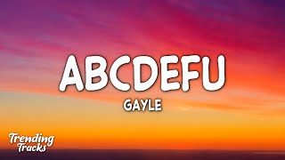 GAYLE  abcdefu angrier Lyrics [upl. by Haret364]