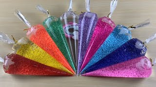 ASMR Making Colorfull Sprinkle Slime With Piping Bags  Satisfying Asmr slime video 0013 [upl. by Blessington]