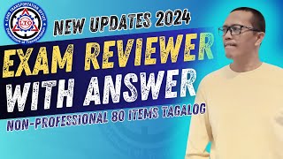 2024 LTO EXAM REVIEWER  NONPROFESSIONAL DRIVERS LICENSE  TAGALOG [upl. by Assila]