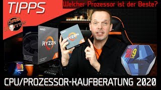 CPUProzessor Kaufberatung 2020 1 Halbjahr ALT  Welcher Prozessor ist der Beste  AMD vs Intel [upl. by Llevaj447]