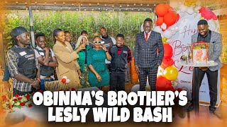 Inside Oga Obinna’s Brother Lesly Most Expensive Birthday Attended by Oga Obinna’s Crew [upl. by Yul]