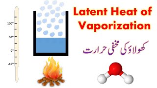 Latent Heat of Vaporization II Urdu amp Hindi II AmjidTV [upl. by Vashtia748]