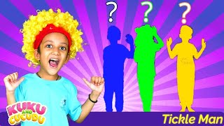 Tickle man  Kids song amp Nursery rhymes  Kuku and Cucudu  Tickle girl song [upl. by Vola]