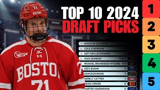 My NHL 2024 Draft MOCK DRAFT [upl. by Nevlin]