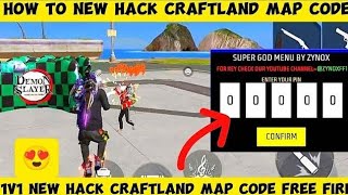 ALL MAP PASSWORD CHANGED  FREE FIRE CRAFTLAND [upl. by Zulema348]