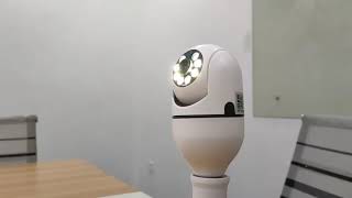 5G Wifi E27 Bulb Surveillance Camera [upl. by Leontyne]