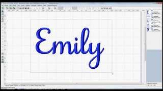 Tutorial Merging a Script Font in Embird [upl. by Dnalram208]