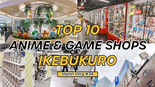 Top 10 Anime amp Game Shops in Ikebukuro Tokyo  Largest Pokemon Center amp Gashapon Store [upl. by Grussing]