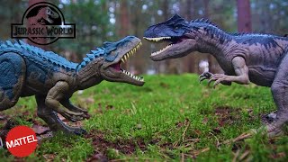 Ruthless Rampage Allosaurus Jurassic World Epic Evolution Mattel [upl. by Milicent684]