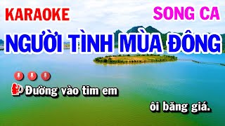 Karaoke Người Tình Mùa Đông Nhạc Sống Song Ca  Karaoke Công Trình [upl. by Aramahs]