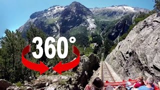 360° ride  Gelmerbahn  Europes steepest funicular [upl. by Steady]