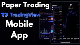 How to use Paper Trading in TradingView Mobile App  TradingView papertrading [upl. by Odette]