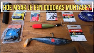 Hoe maak je een doodaas montage simpele montage voor snoekvissen [upl. by Jonie435]