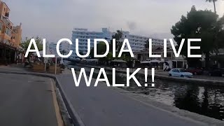 Alcúdia evening walk September and it’s still busy mallorca majorca [upl. by Changaris]