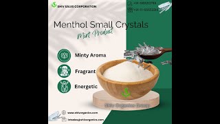 Sivaromas Menthol Small Crystals [upl. by Aisercal]