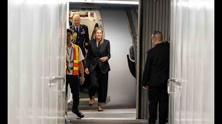 Queen Maxima visit Philippines  Arrival [upl. by Nerat]