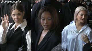 Barbara Palvin Jordyn Woods amp Sab Zada  Vetements SS25 fashion show in Paris  27092024 [upl. by Anned]