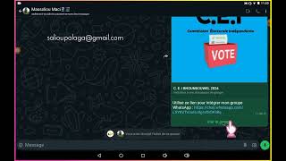 Voici Comment Voter sur Whatsapp [upl. by Glassco]