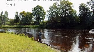 Moments from the Mörrum River 2015 part 1 Fly fishing for big salmon and sea trout [upl. by Cheffetz]