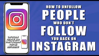 How to unfollow people who dont follow you back on instagram 2024 [upl. by Phene]