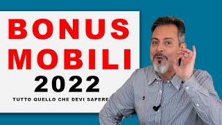 BONUS MOBILI 2022 Come risparmiare 5000€ sullarredamento di casa spiegato semplice semplice [upl. by Llerraj]