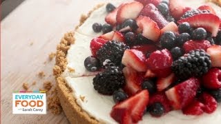 NoBake Red White and Blue Cheesecake  Everyday Food with Sarah Carey [upl. by Mellitz76]