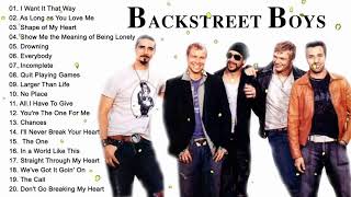 Best Of Backstreet Boys  Backstreet Boys Greatest Hits Full Album [upl. by Lledo]