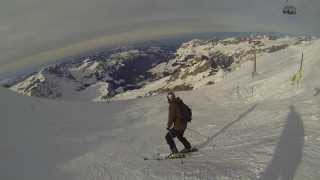 Skiing in Engelberg [upl. by Ennovi300]